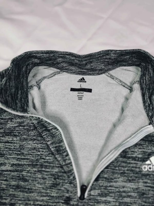 Poleron Adidas gris Golf - Imagen 2