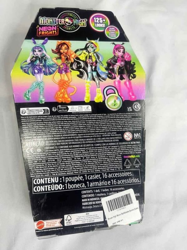 Ghoulia Yelps Monster High Skulltimate Secrets Neon Frights - Imagen 2